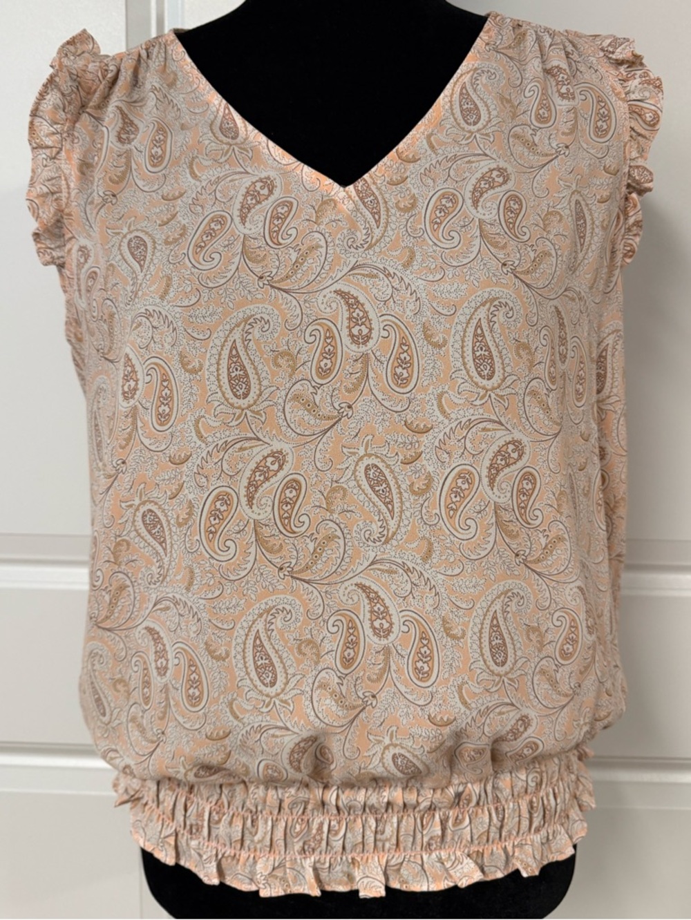 Loft Outlet Paisley Sleeveless Blouse